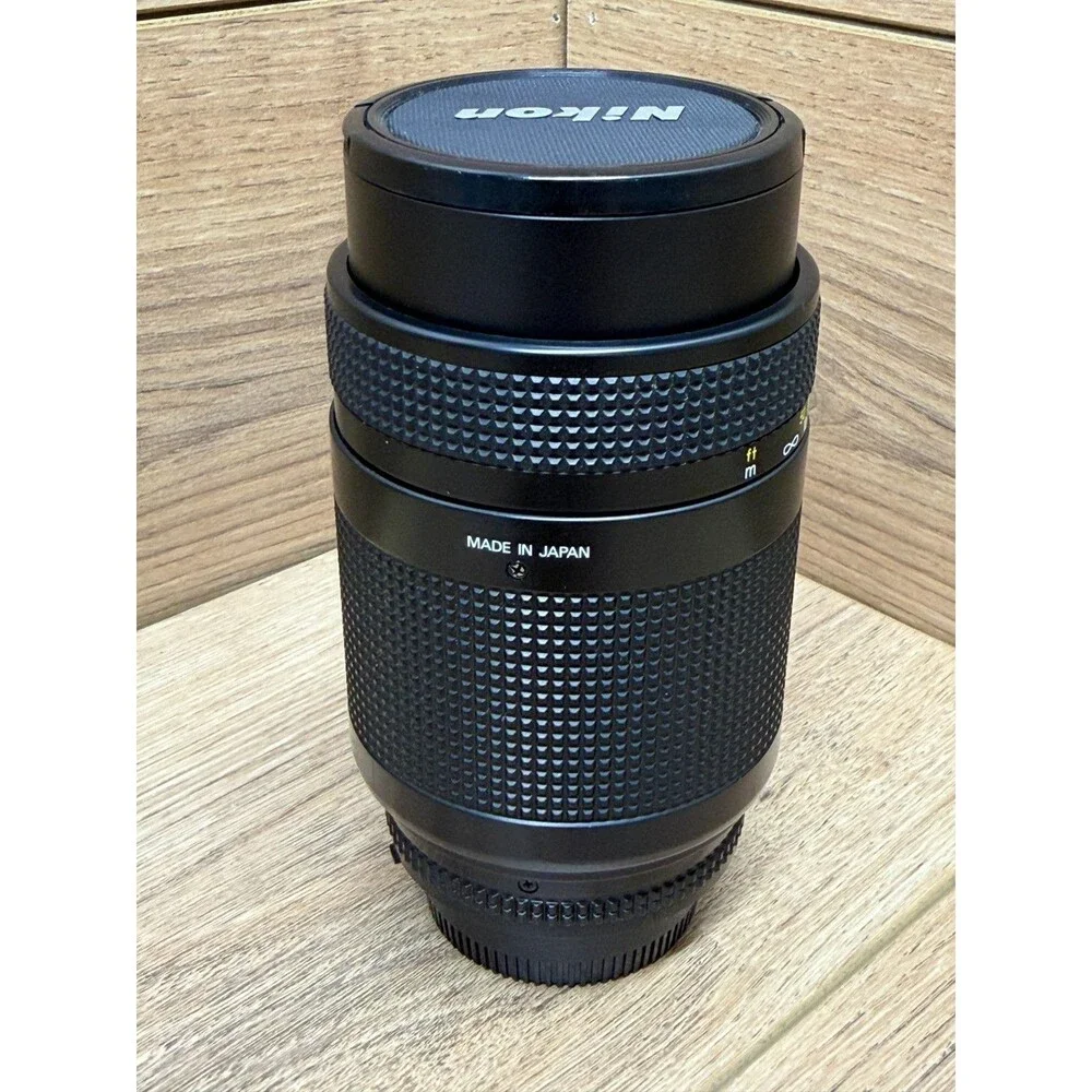 Nikon AF Nikkor 70-210mm 1:4-5.6 Lens w/ Caps Very Good Working Condition